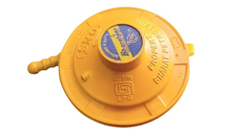 LPG Gas Domestic Cylinder Regulator – ISI Certified | HP | Indian | Bharat